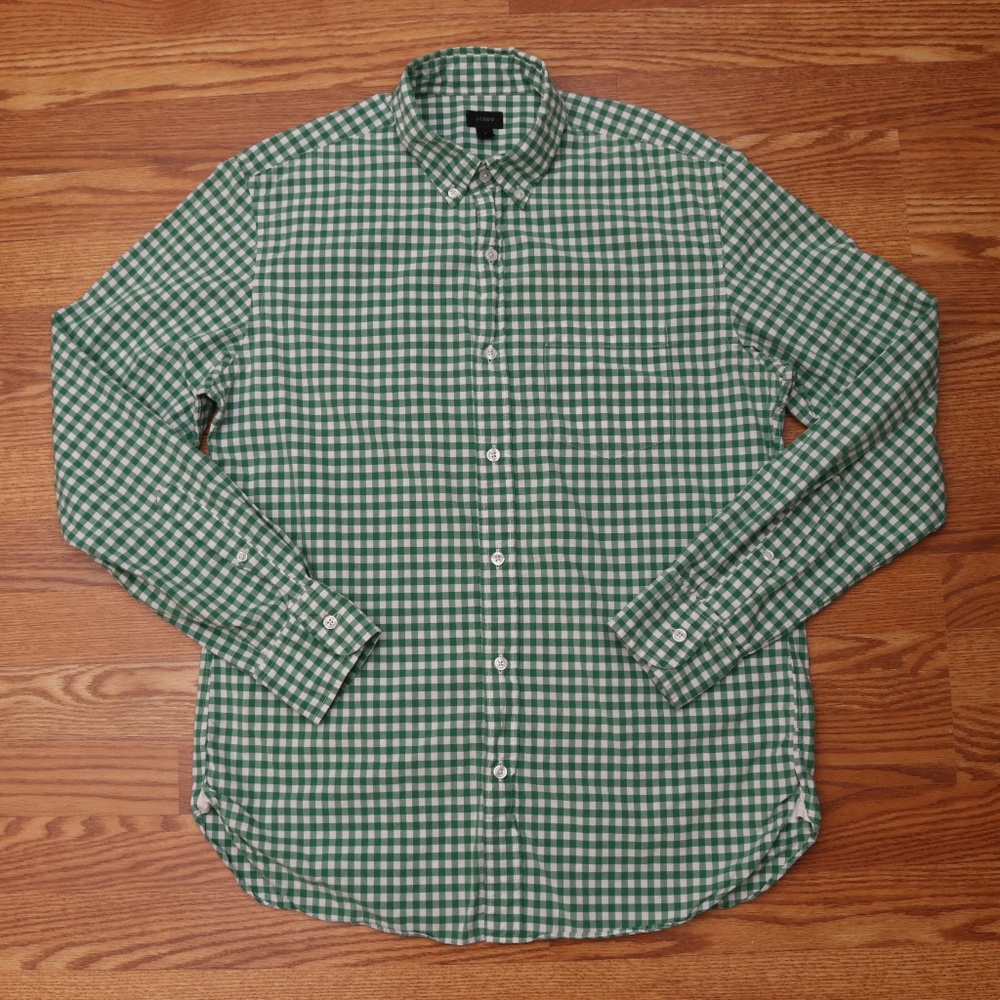*SOLD*J. Crew Black Label Casual Button Down Shirt